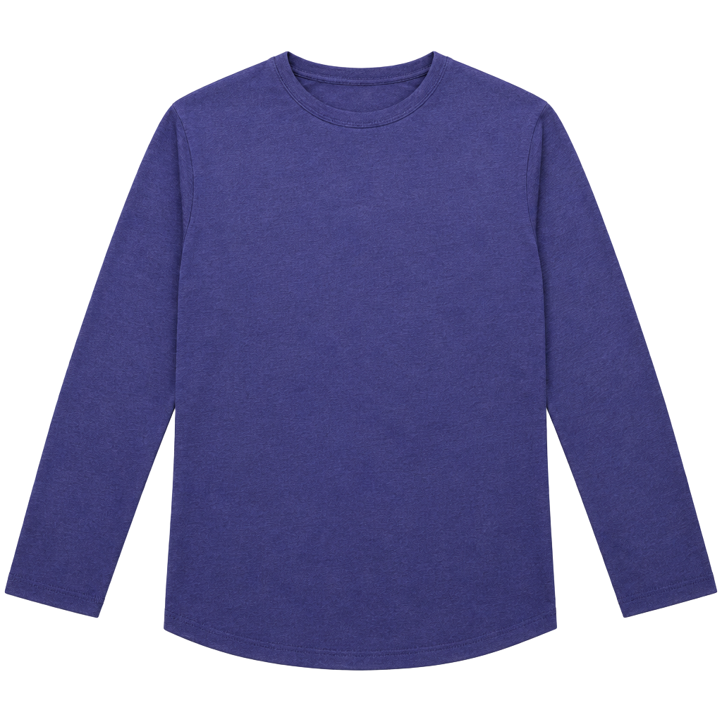Unbranded Long Sleeve T-Shirt Purple 1