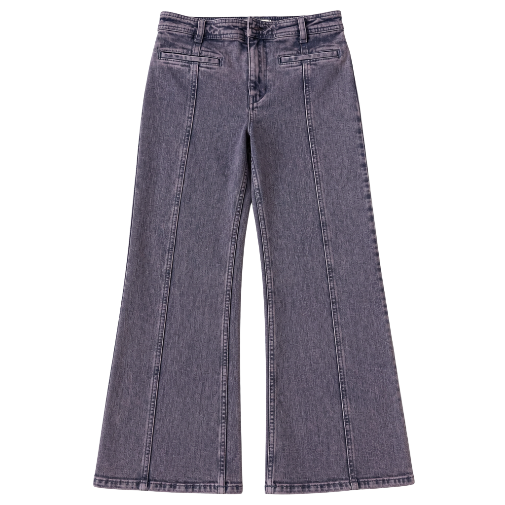 We The Free Star Flare Jeans 26S Purple Acid Wash Metallic Star Pockets Y2K
1