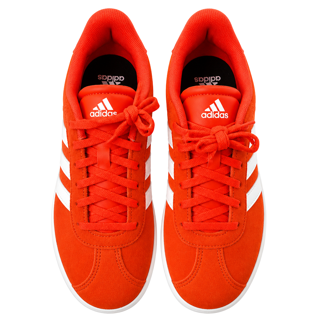 adidas VL Court 3.0 K Kids' Sneakers Bright Red Core White JH8724 1
