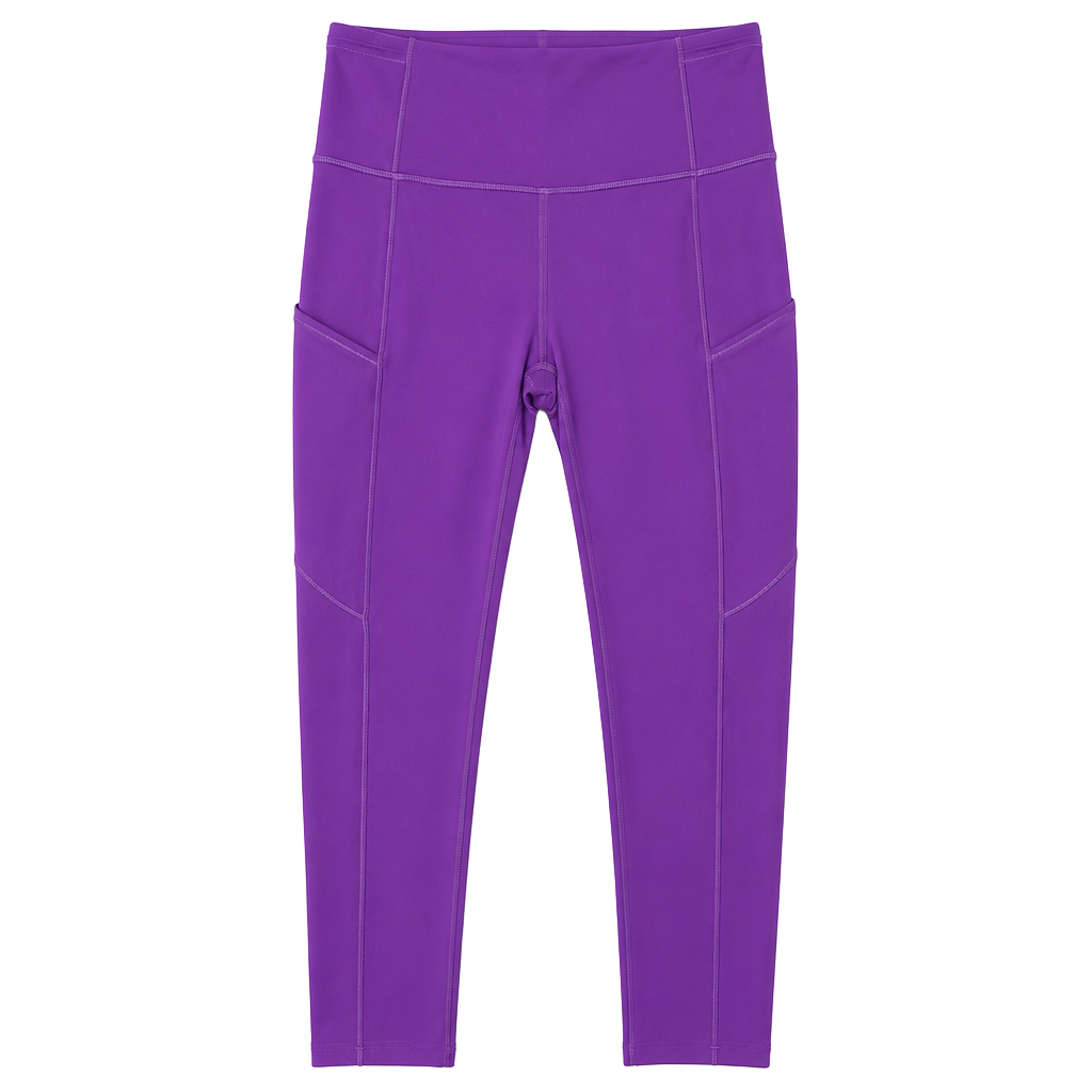 Lululemon Moonlit Magenta Fast and Free High-Rise Crop 23" Leggings Size 6 1