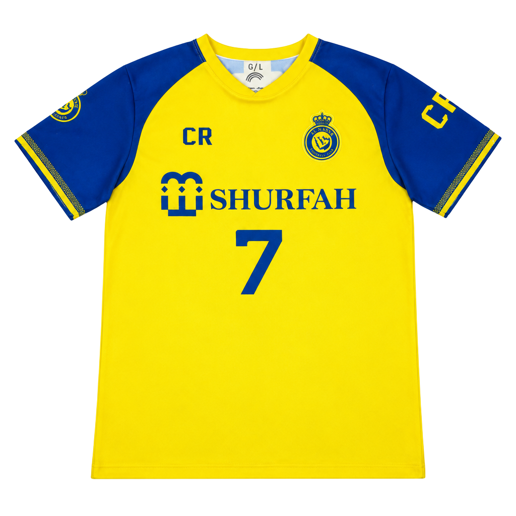 Calderon Sport Al Nassr Ronaldo 7 Soccer Jersey Size G/L 1