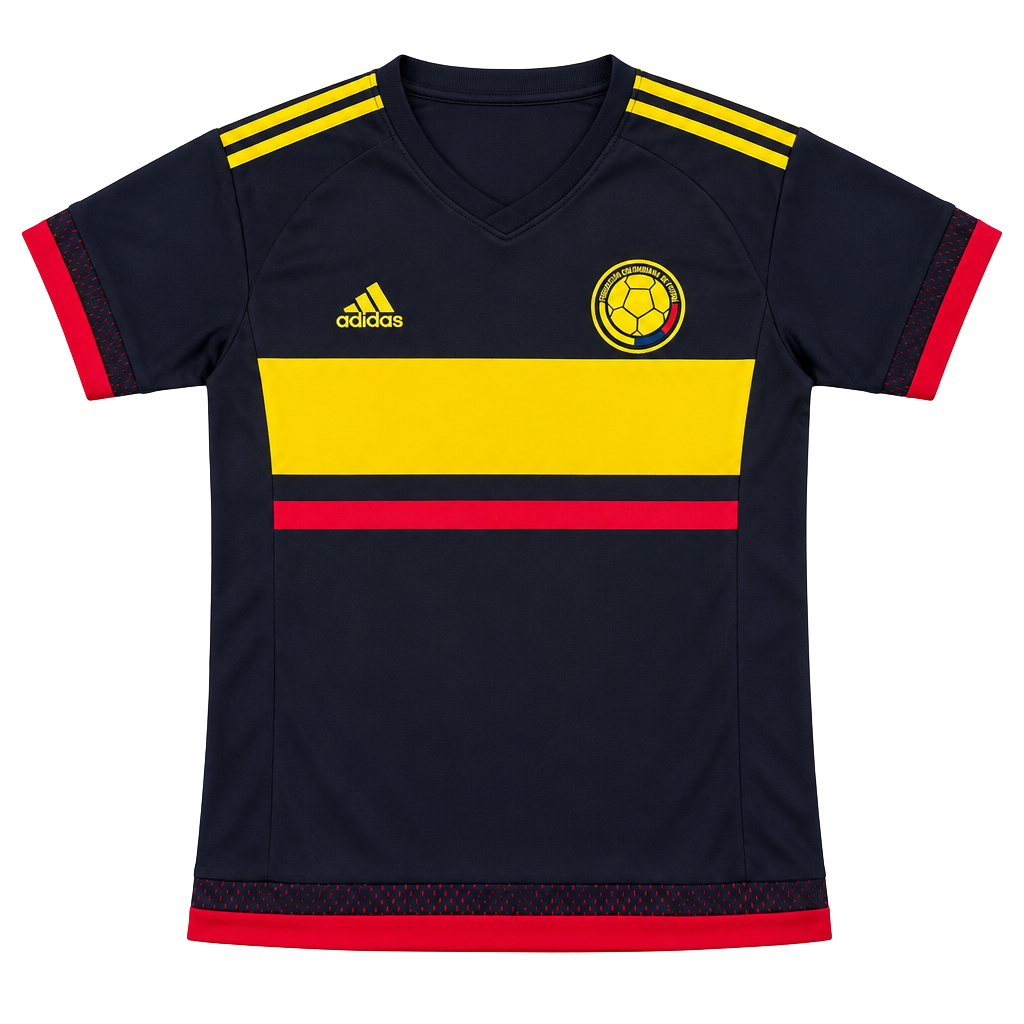 Adidas Colombia Soccer Jersey Size large Blue Yellow Red Climacool 1