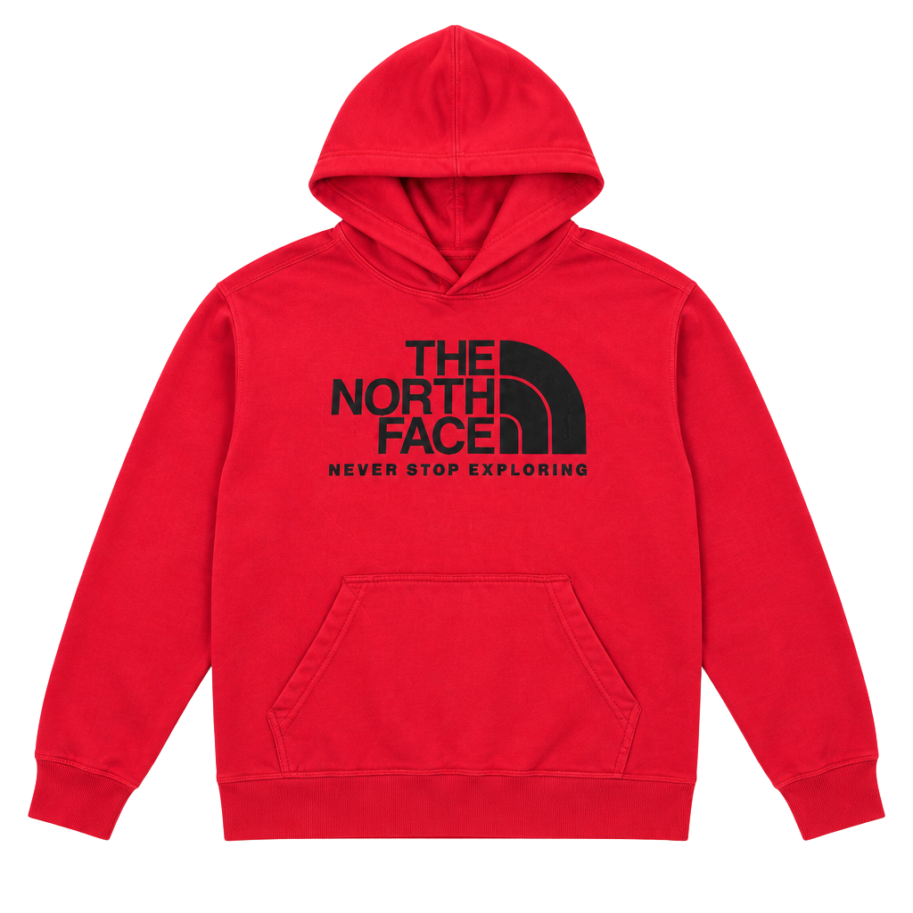 The North Face Hoodie Red 1