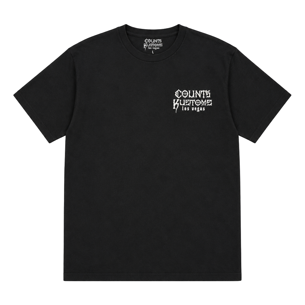 Counts Kustoms T-Shirt Size XL Black Cross Skull Graphic 1