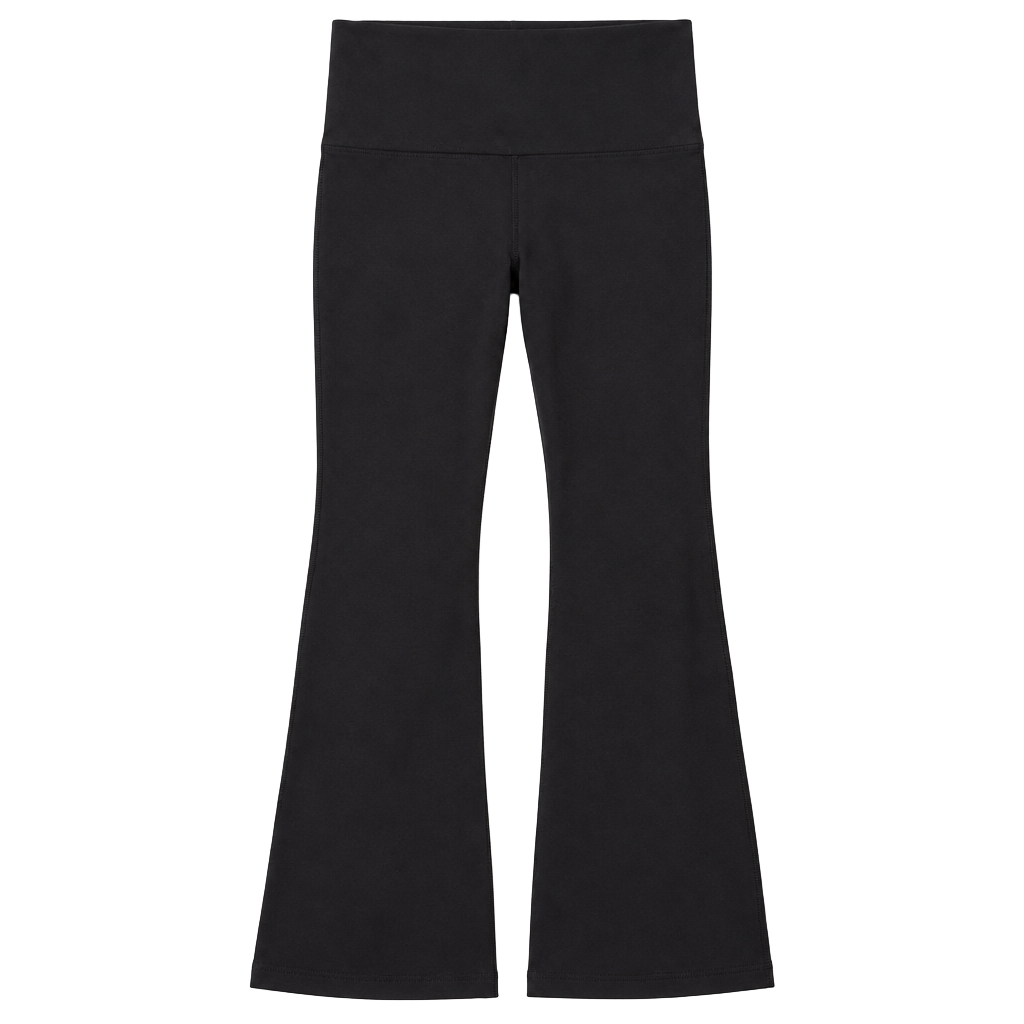 Active USA Yoga Pants Size 3XL Style 5150 Flare Leggings Charcoal Gray 1