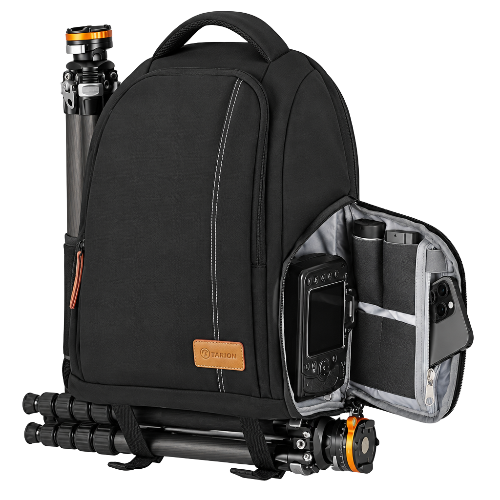 TARION TB-04 Camera Backpack 12L Black 1