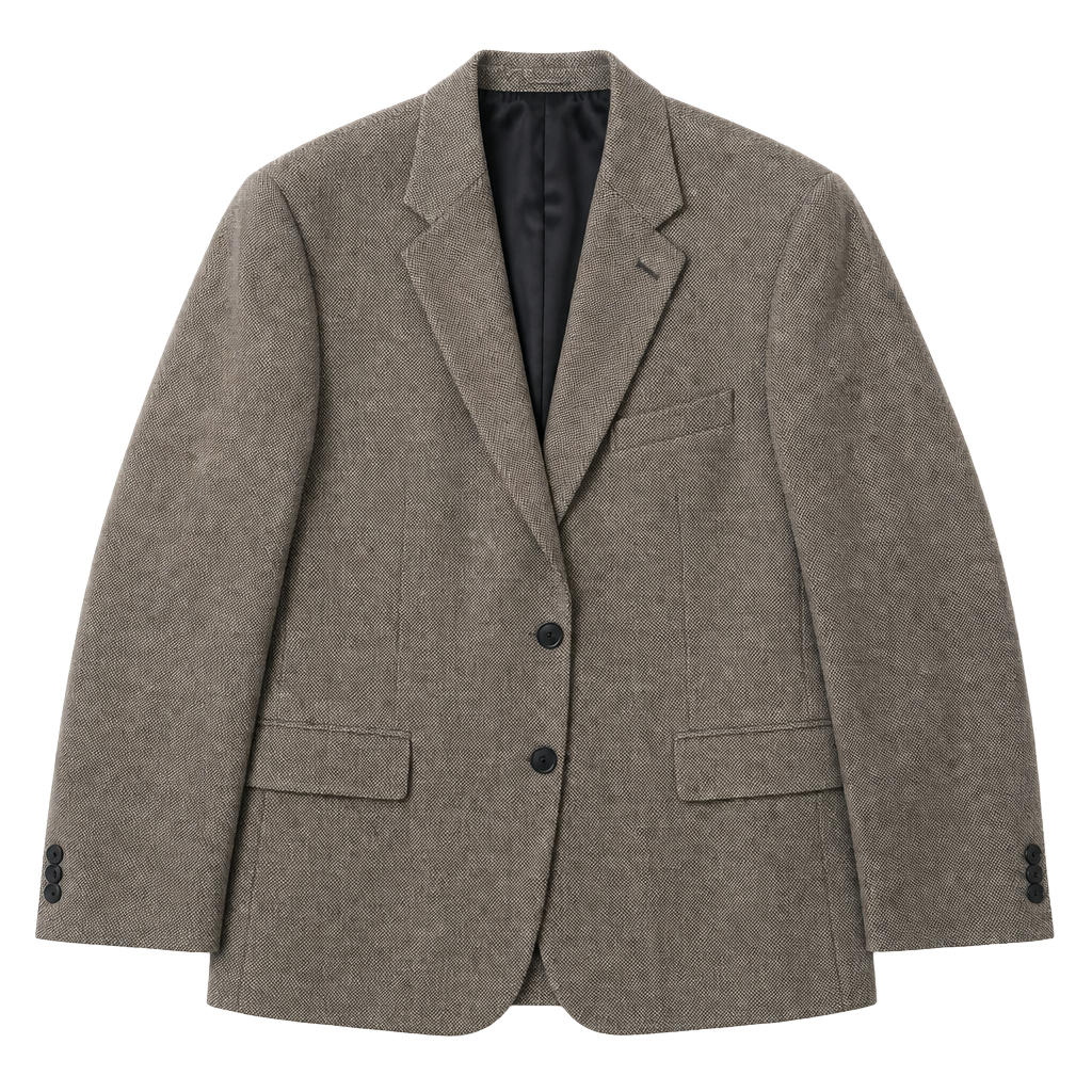 Vintage Chaps Ralph Lauren Pure New Wool Herringbone Sport Coat Blazer 46R 1