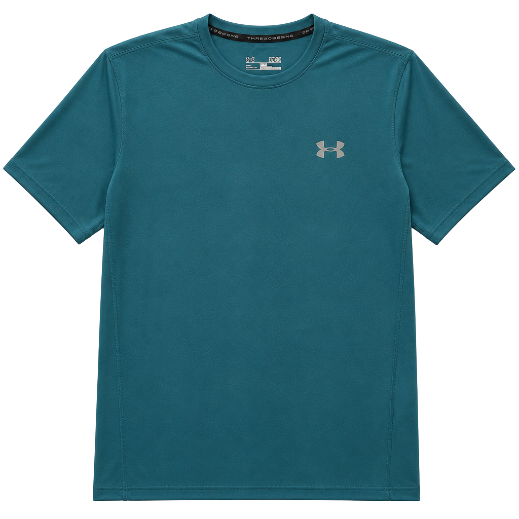 Under Armour Men's Threadborne HeatGear Loose Short Sleeve Tee - Green LG 1