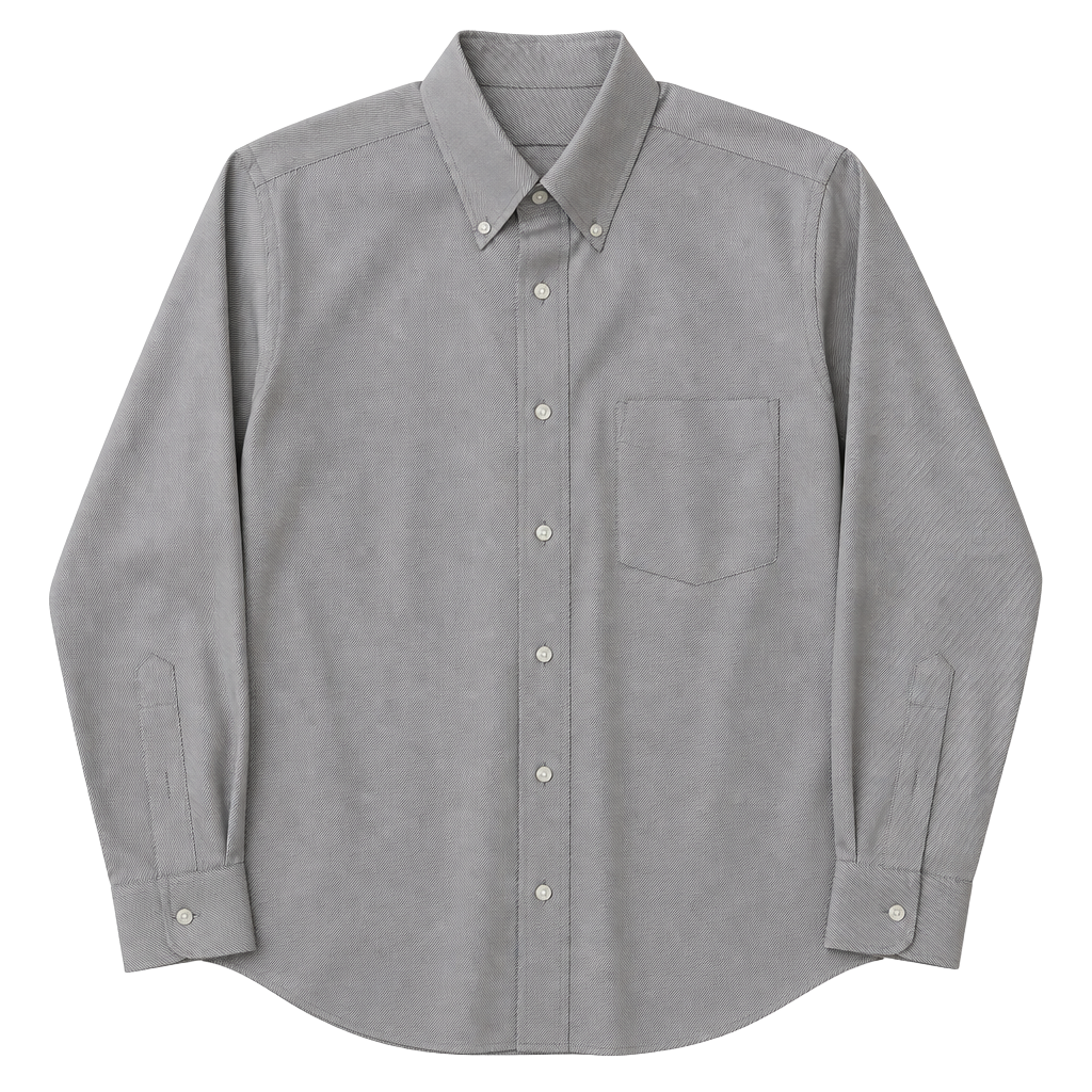 Forsyth of Canada Men's Gray Micro-Stripe Wrinkle Free Dress Shirt 1