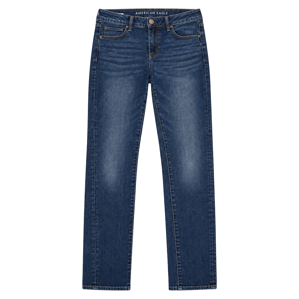 American Eagle Next Level Stretch Jeans Size 8 Regular Blue Skinny 1