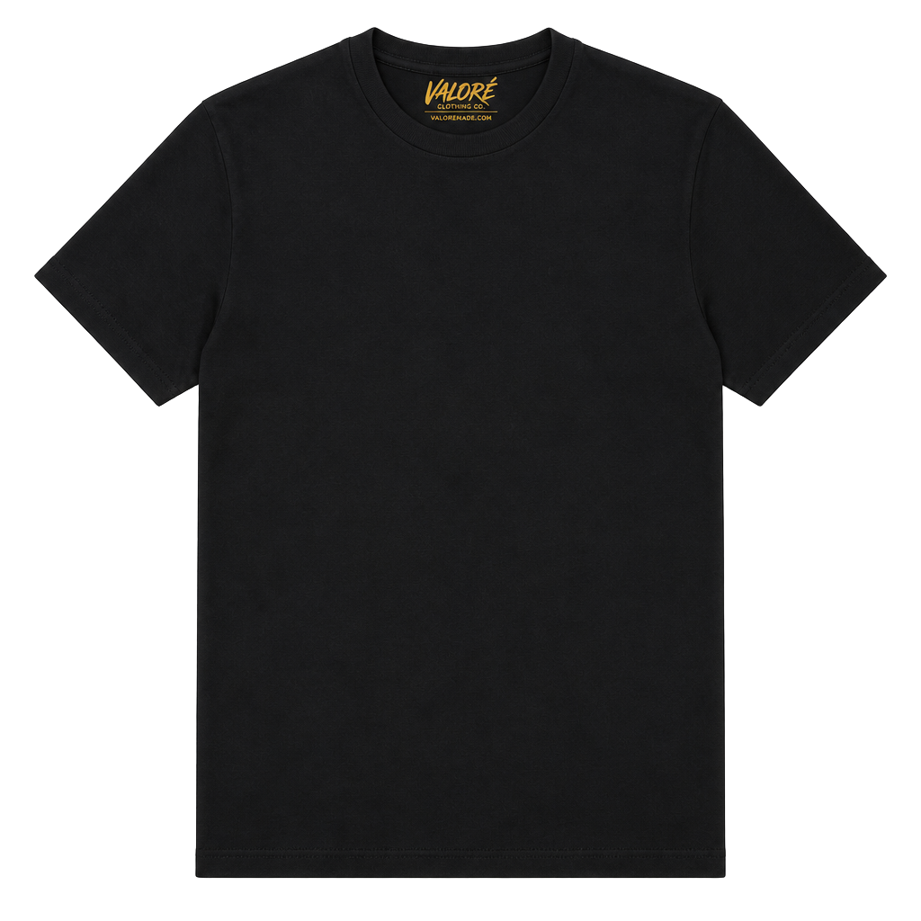 Valoré Clothing Co. Black Crewneck T-Shirt 1