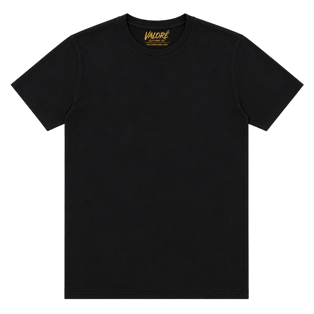 Valoré Clothing Co. Black Crewneck T-Shirt 1