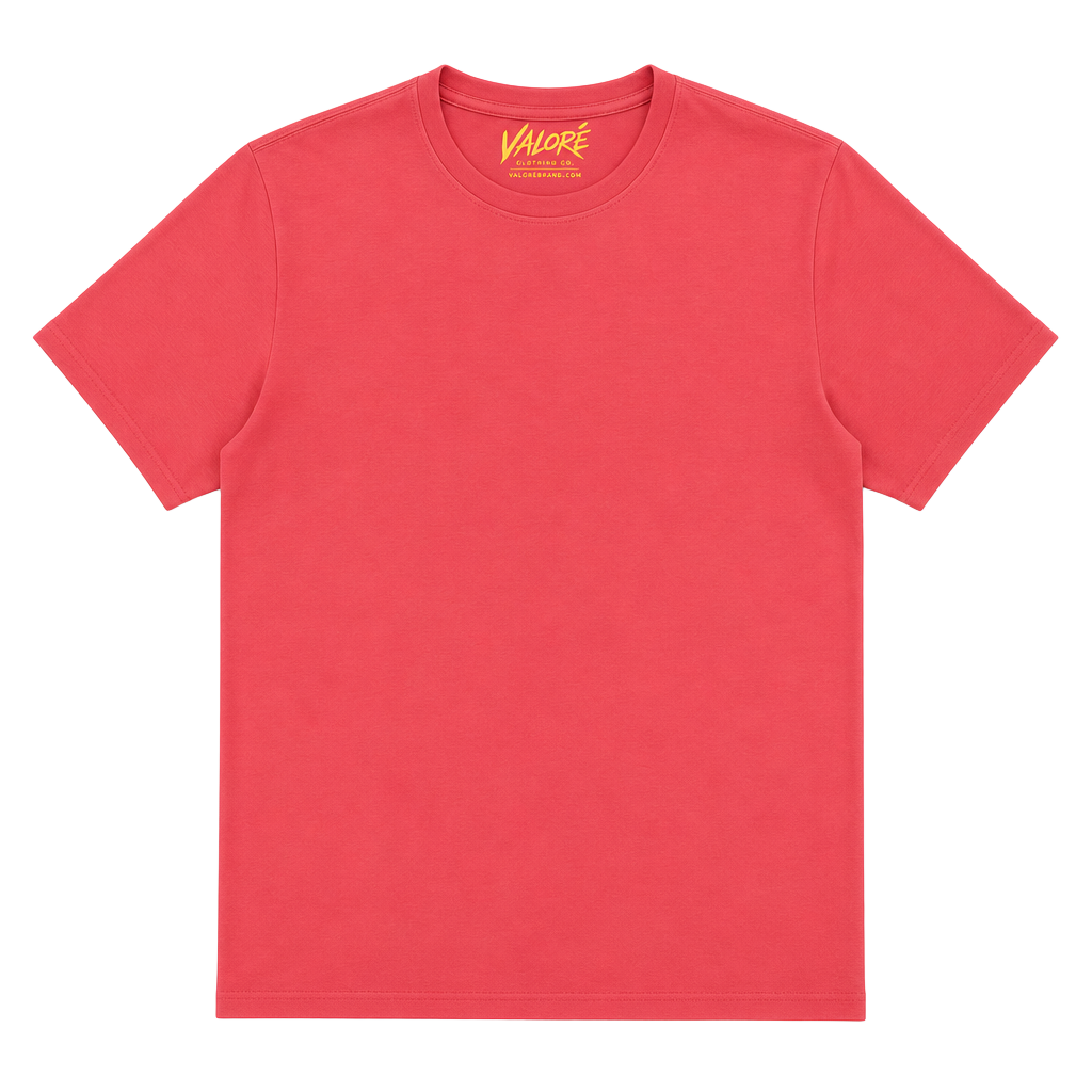 Valoré Clothing Co. Red Crewneck T-Shirt 1