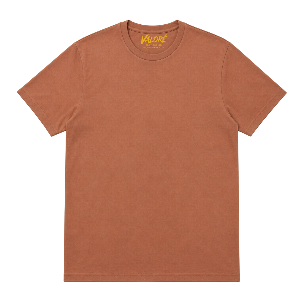 Valoré Clothing Co. Brown Crewneck T-Shirt 1