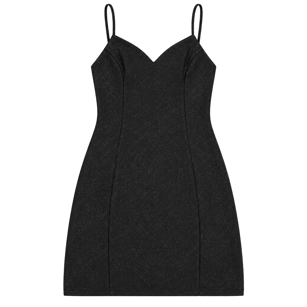Black Shimmer Dress 1