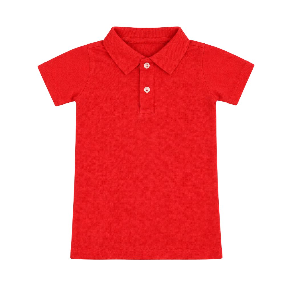 Casual Knits by Stedman Polo Shirt Size Small (6-8) Red 1
