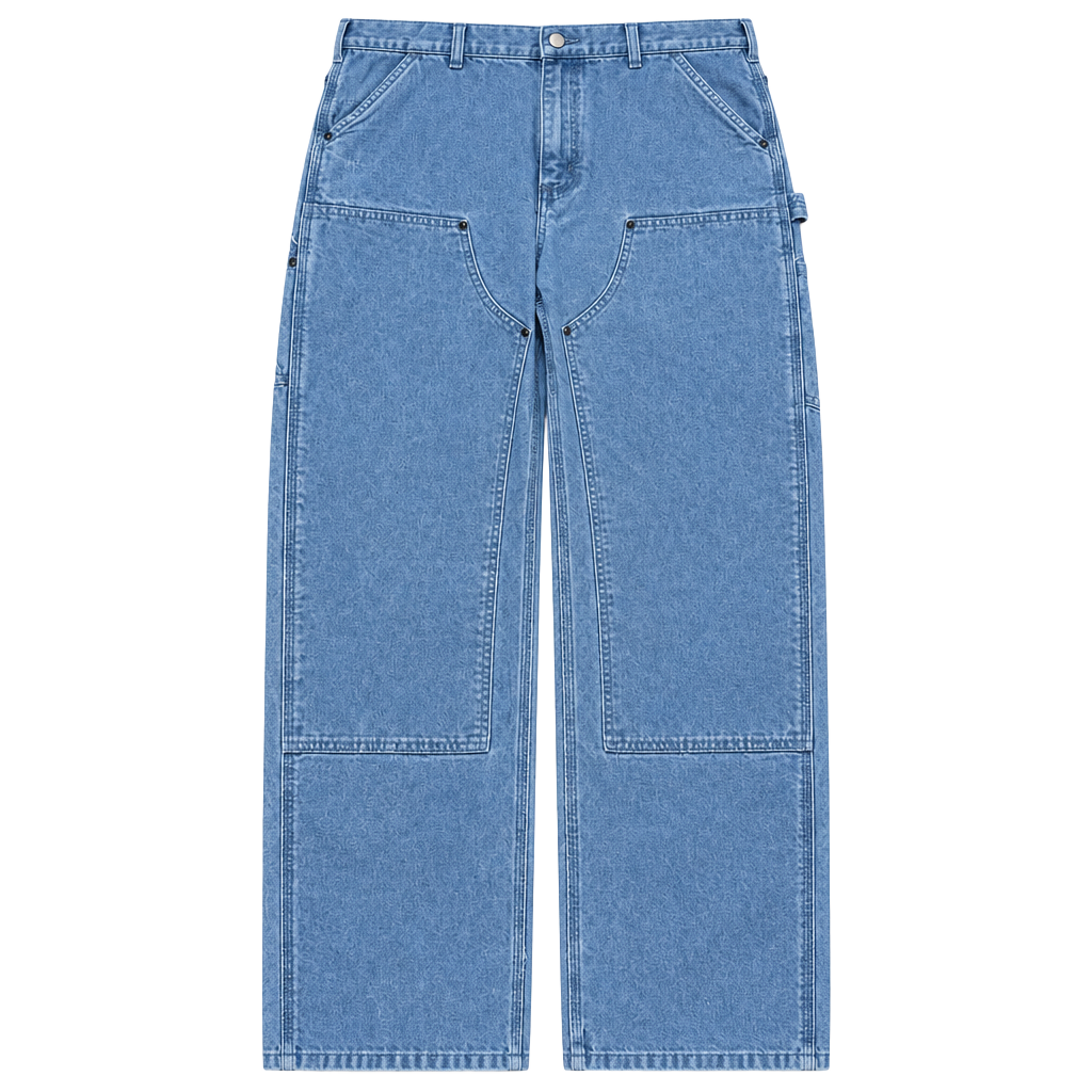 Carhartt B136 GVL Original Dungeree Fit Size 33 X 34 Gray 1