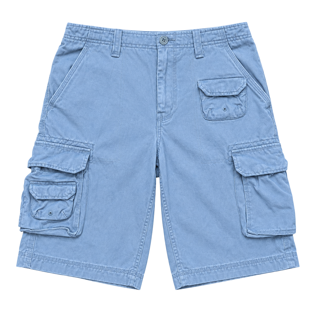 Gap Cargo Shorts Size 30 Gray Cotton Skater Y2K Baggy 1
