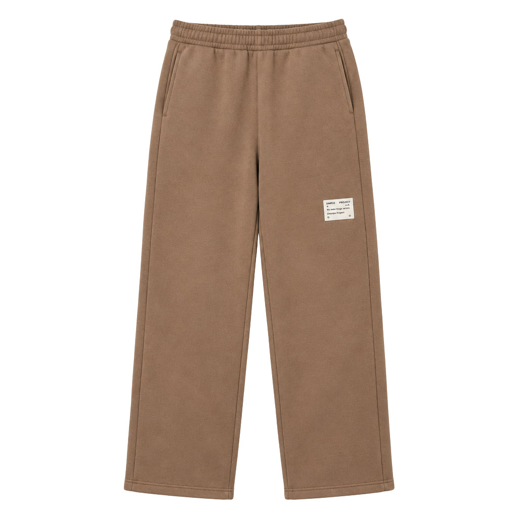 Comfrt Wide Leg Sweatpants Affirmation Collection Volume 9 Tan Brown Size 2XL 1