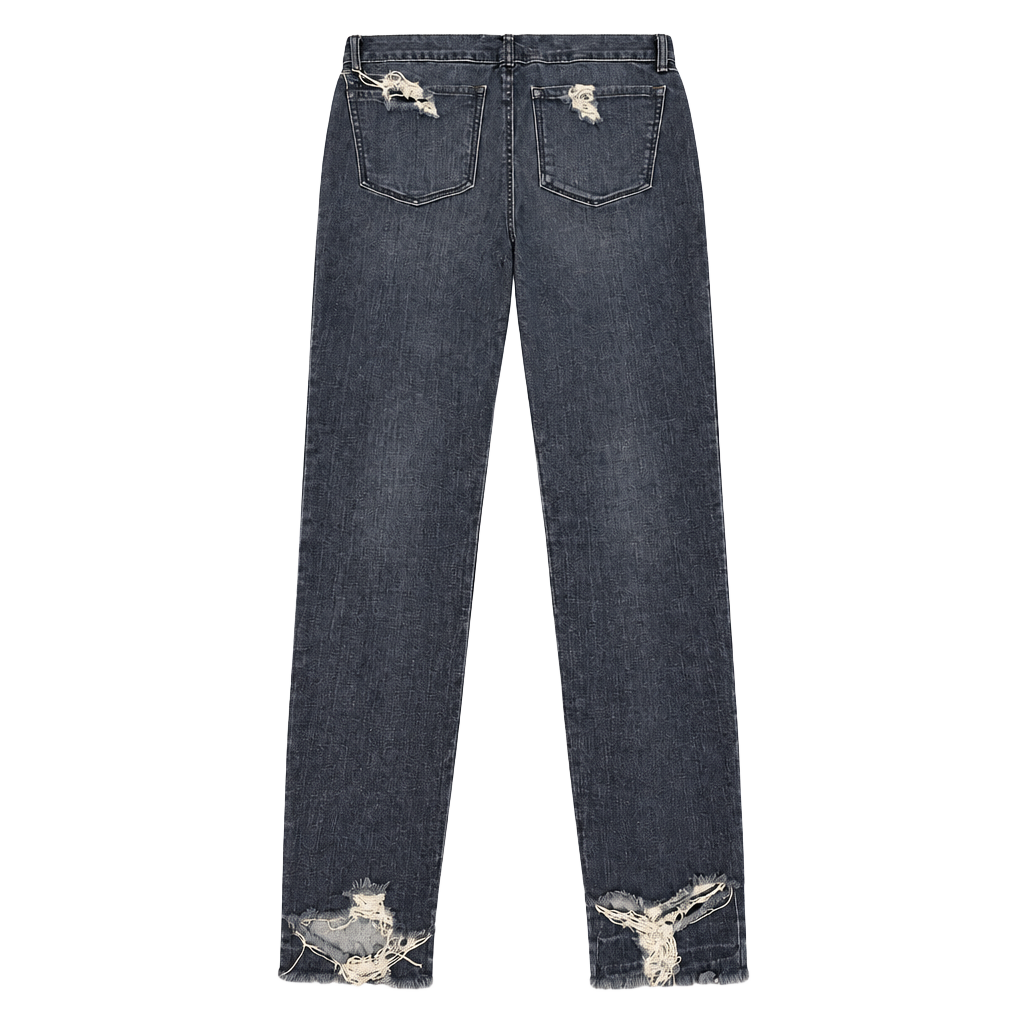 Rewash Skinny Distressed Raw Hem Jeans Size 7 1