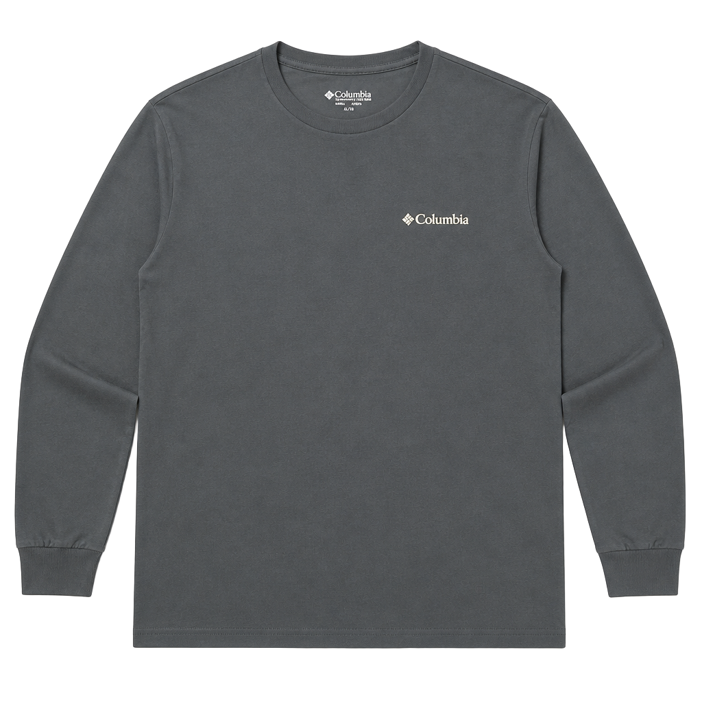 Columbia Sportswear Company Men's Size M Long Sleeve Graphic T-Shirt 1