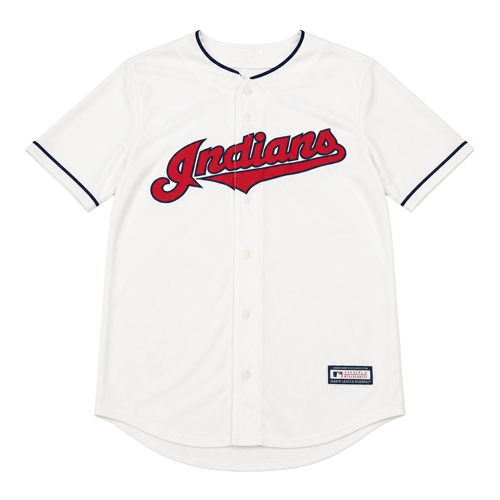 MLB Genuine Merchandise Cleveland Indians Youth Baseball Jersey Size L 14/16 1