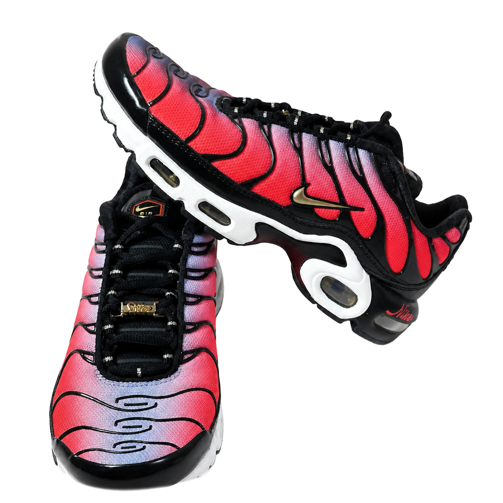 Nike Air Max Plus Sisterhood Size 8 Women Red Gold 1