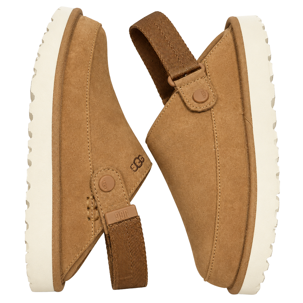 UGG Kids Goldenstar Clog Chestnut Suede Size 6 Big Kids NIB 1159770K 1