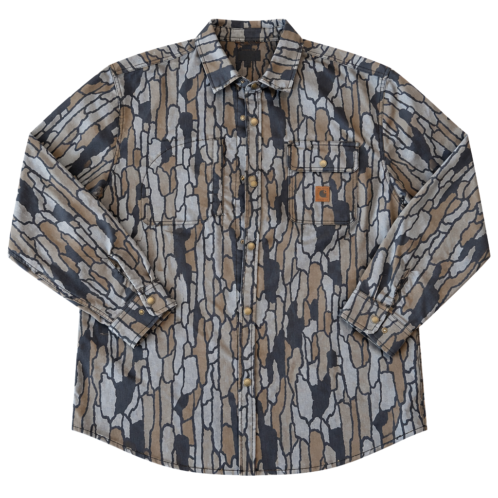 Brixton Builders Stretch Overshirt XL Bark Camo 1