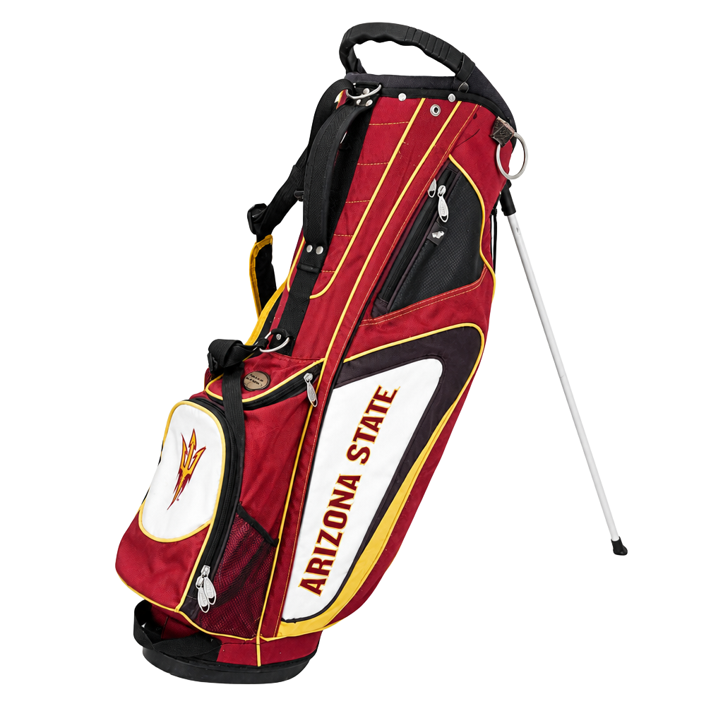 Team Effort Arizona State Sun Devils Stand Golf Bag Maroon Gold 1