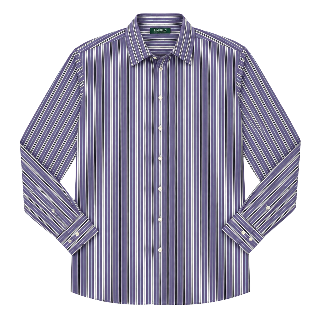 Lauren Ralph Lauren Striped Long Sleeve Button Up Shirt 1