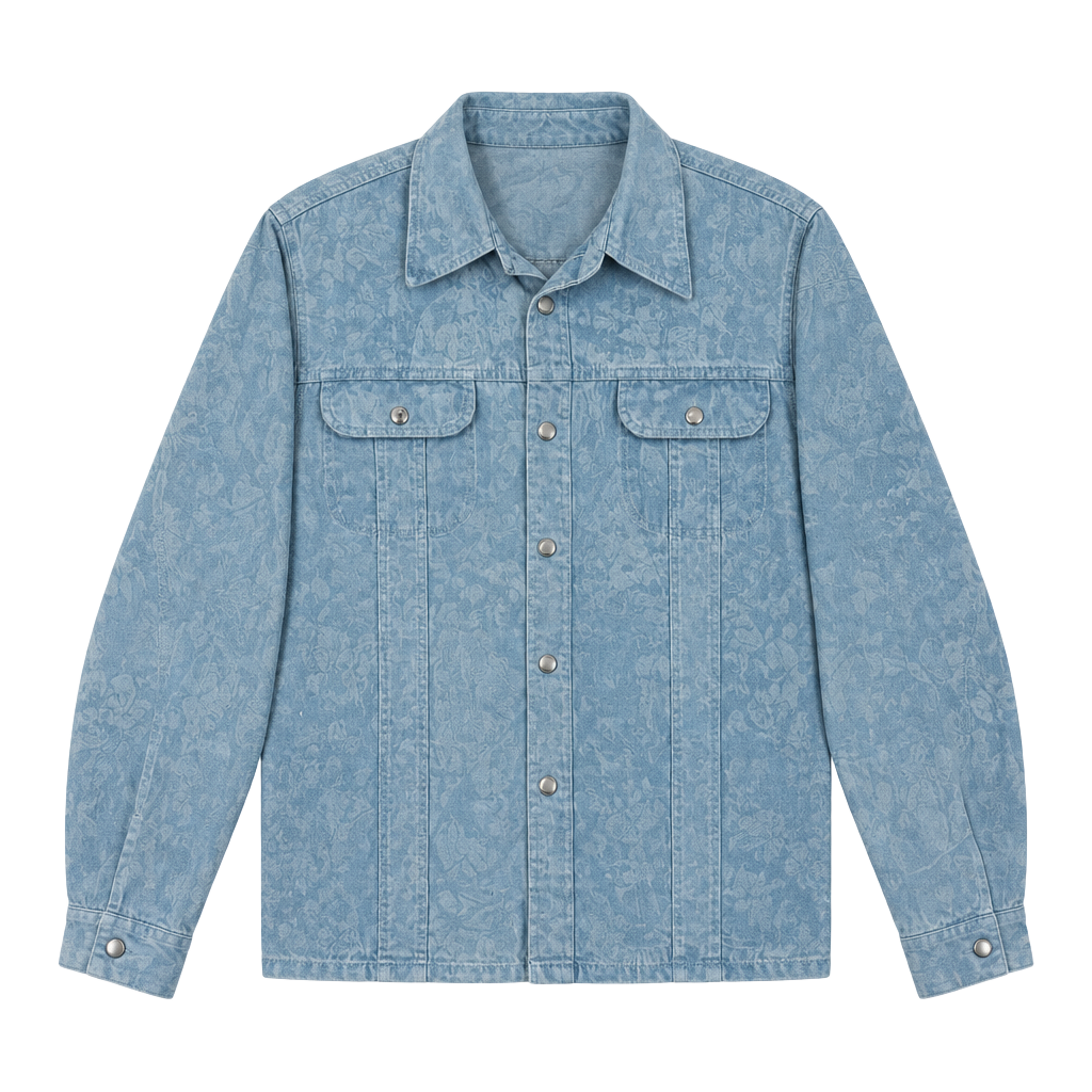 1970s Montgomery Ward Vintage Denim Shirt Jacket 1