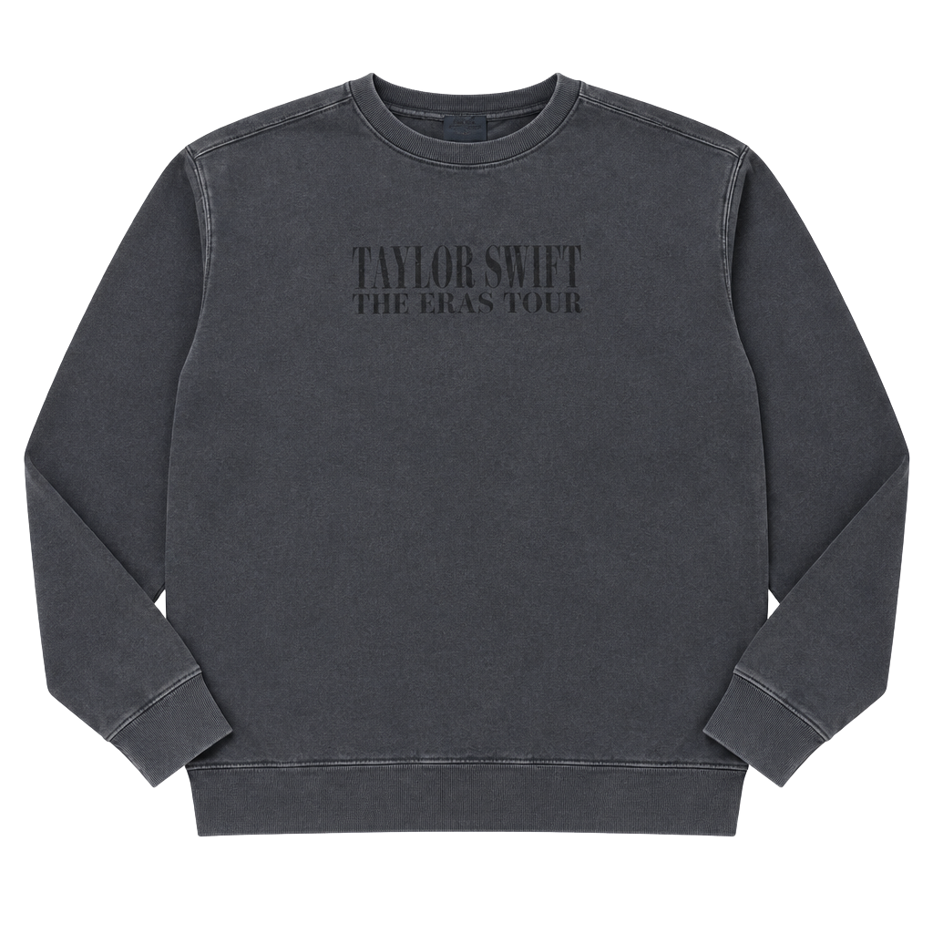 Taylor Swift The Eras Tour Crewneck Sweatshirt Gray 1
