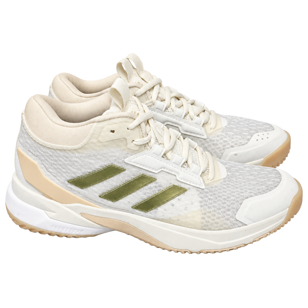 Adidas Crazyflight 6 Mid W Women’s Size 7 Off White Gold Metallic NEW 1