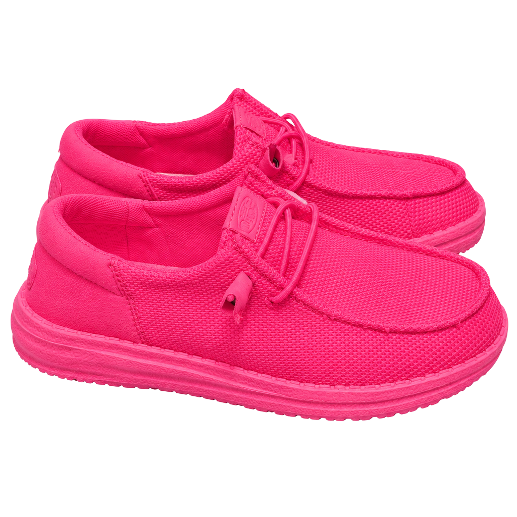 Hey Dude Wendy Funk Mono Size W5 Electric Pink Slip-On Casual Shoes 1