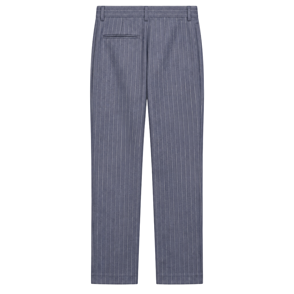 Vittorio St Angelo Pinstripe Dress Pants Blue 40R 1