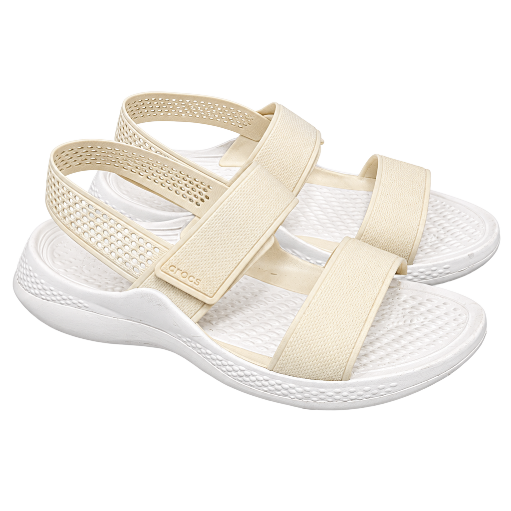Crocs LiteRide 360 Sandal White Comfort Casual Shoes
Size 7 1