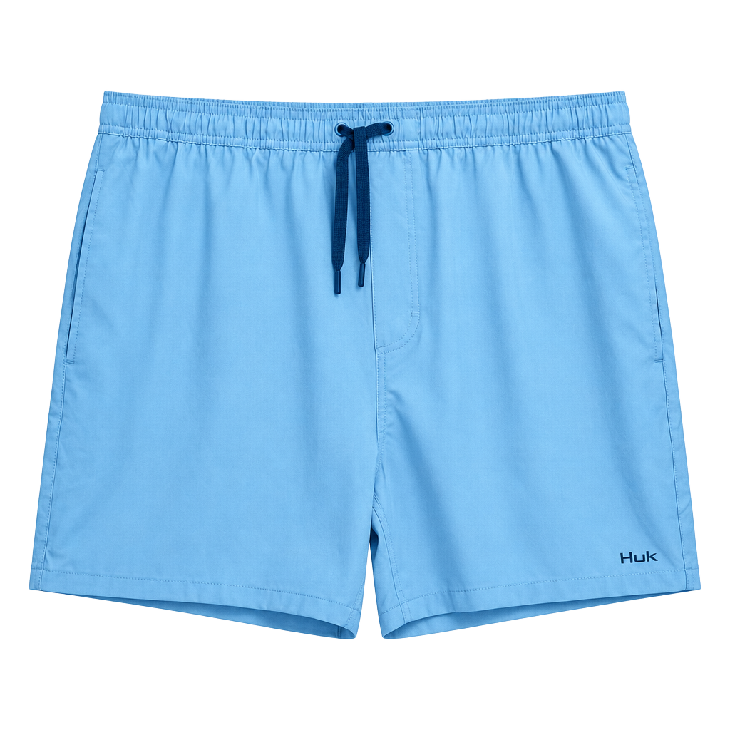 Huk Pursuit Volley Shorts XXL Light Blue Performance Swim Trunks 1