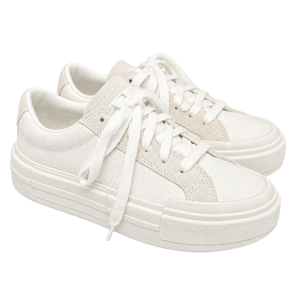 Converse Chuck Taylor All Star Cruise Egret White Sneakers 8.5 1