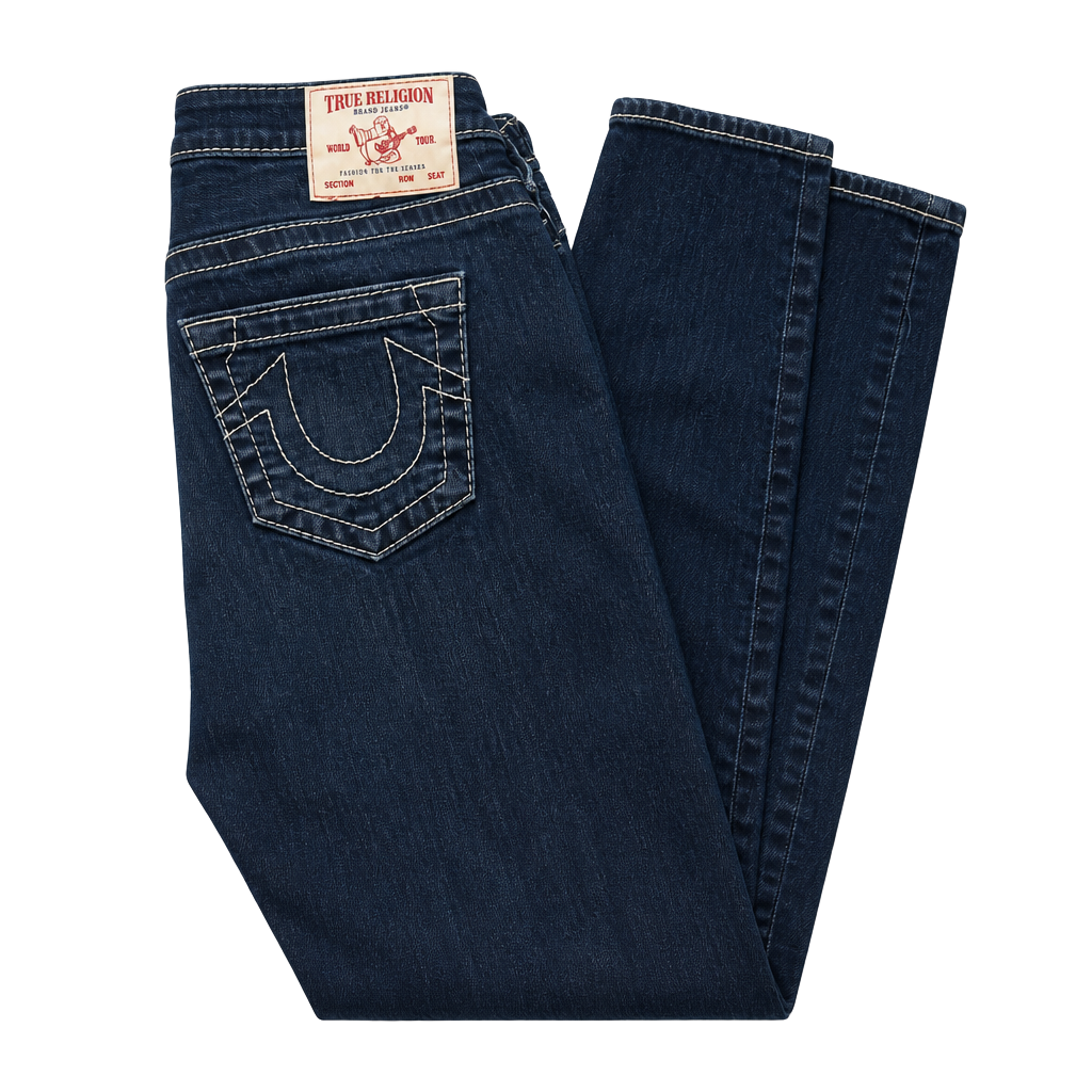 True Religion Jennie Curvy Mid Rise Super Skinny Jeans Size 28 1