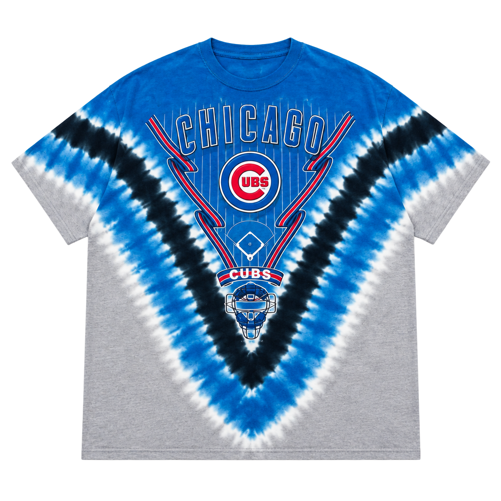 Liquid Blue Chicago Cubs Tie Dye T-Shirt Size 2XL 1