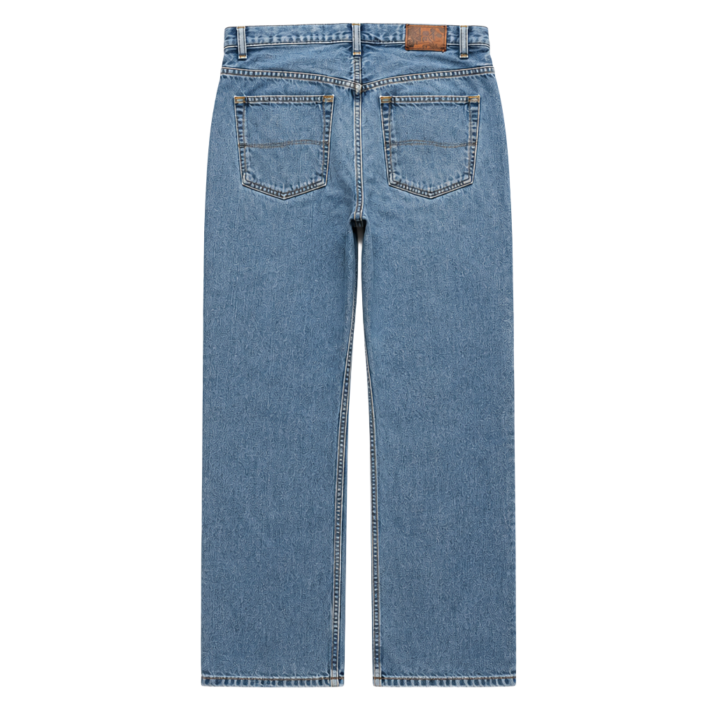 Lee Relaxed Bootcut Jeans Size 33x32 Medium Wash Denim 1