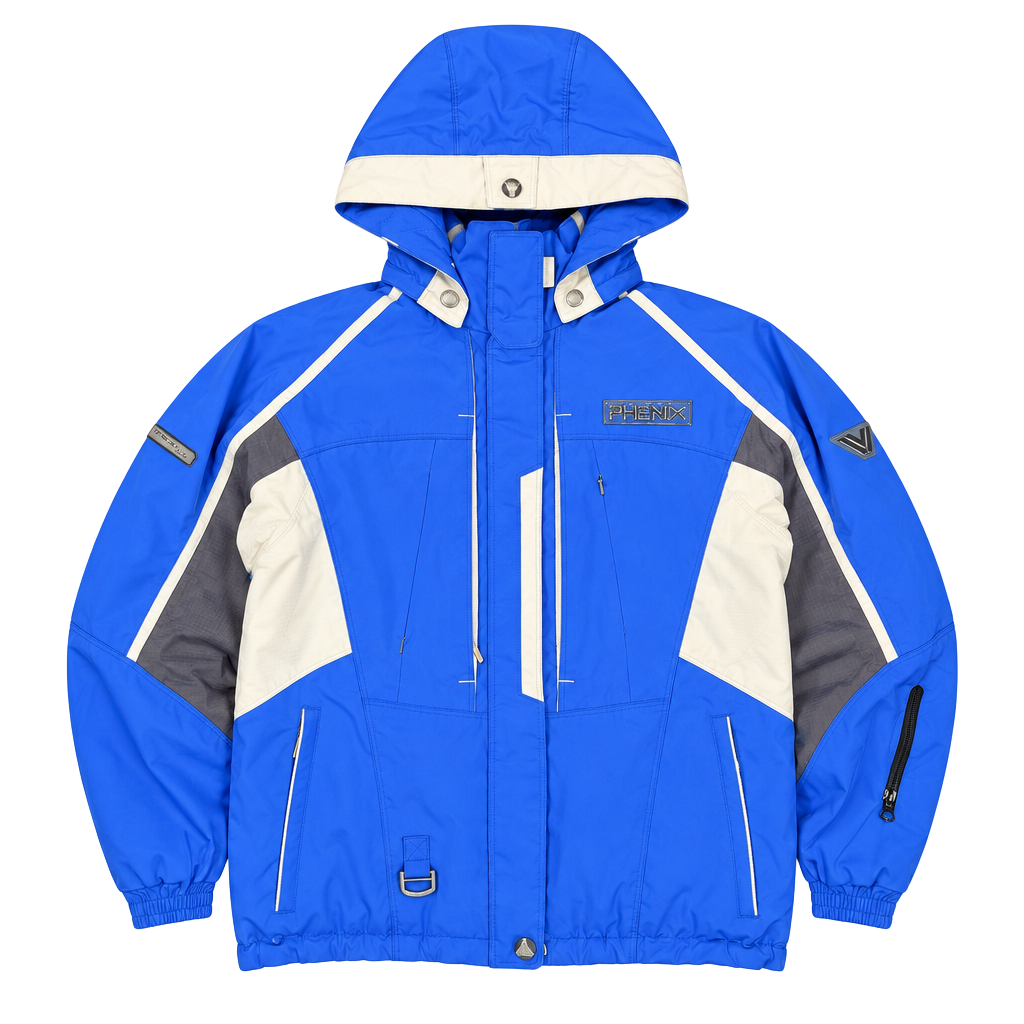 Phenix Ski Jacket Size US 10 Blue Winter Snowboard Hooded Coat 1