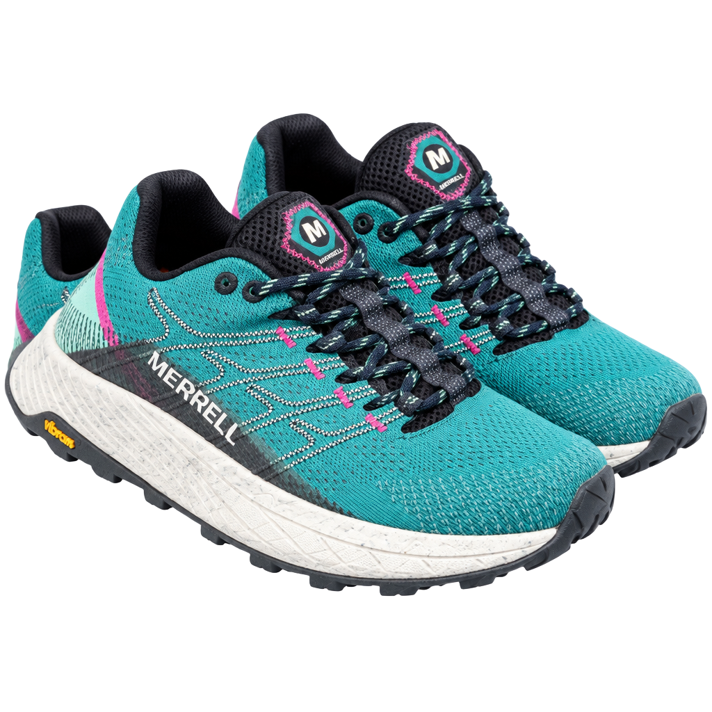 Merrell Moab Flight Women's Trail Running Shoes Marine Green 1