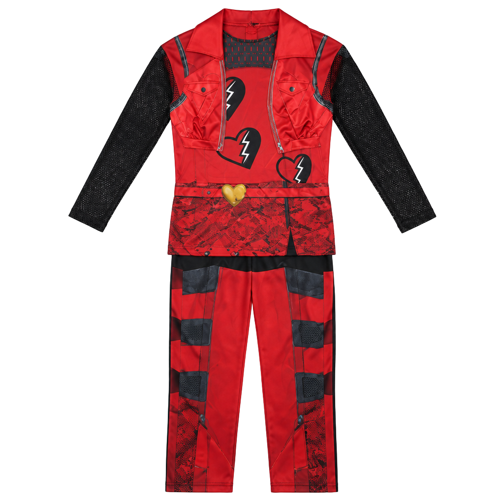 Disney Descendants Rise Of Red Jumpsuit Size M (7/8) 1