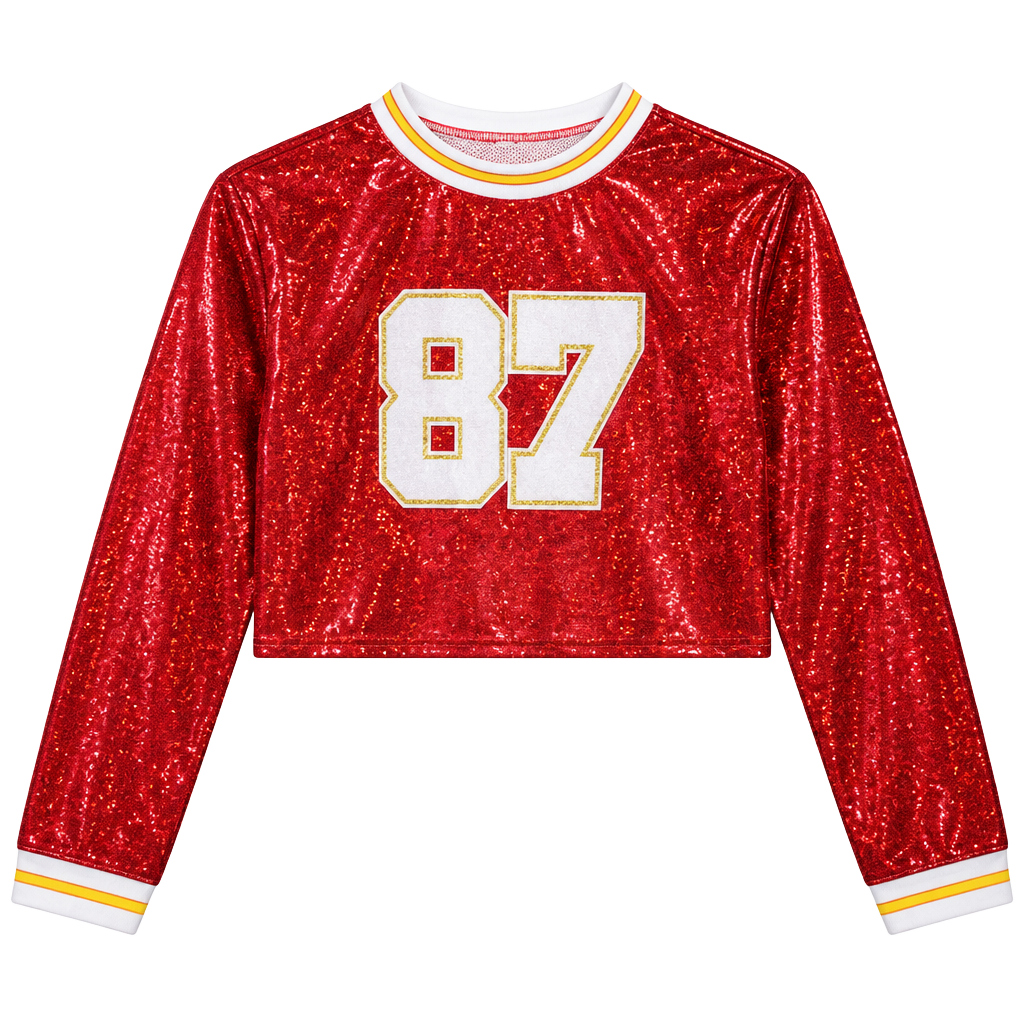 Rubies Gen-Pop Idol Girls Costume Size Large 87 Red Crop Top 1