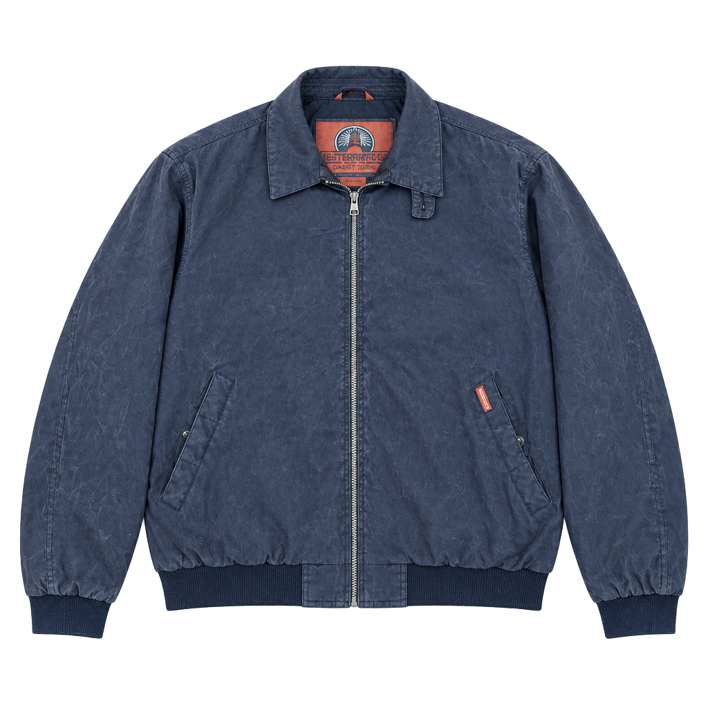 Weatherproof Garment Company Bomber Jacket Size L Black 1