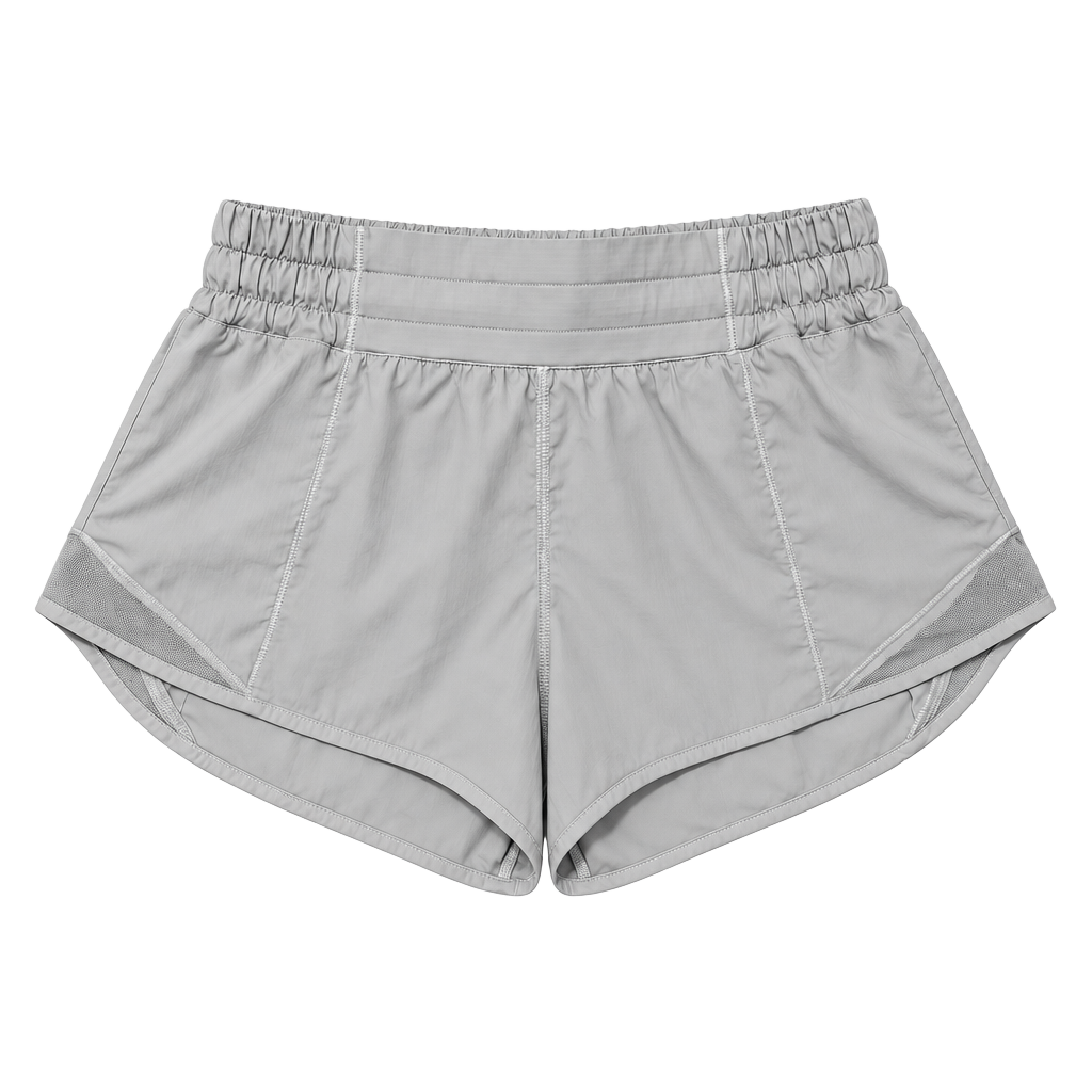 Lululemon Hotty Hot Shorts Gray Athletic Running Shorts 1