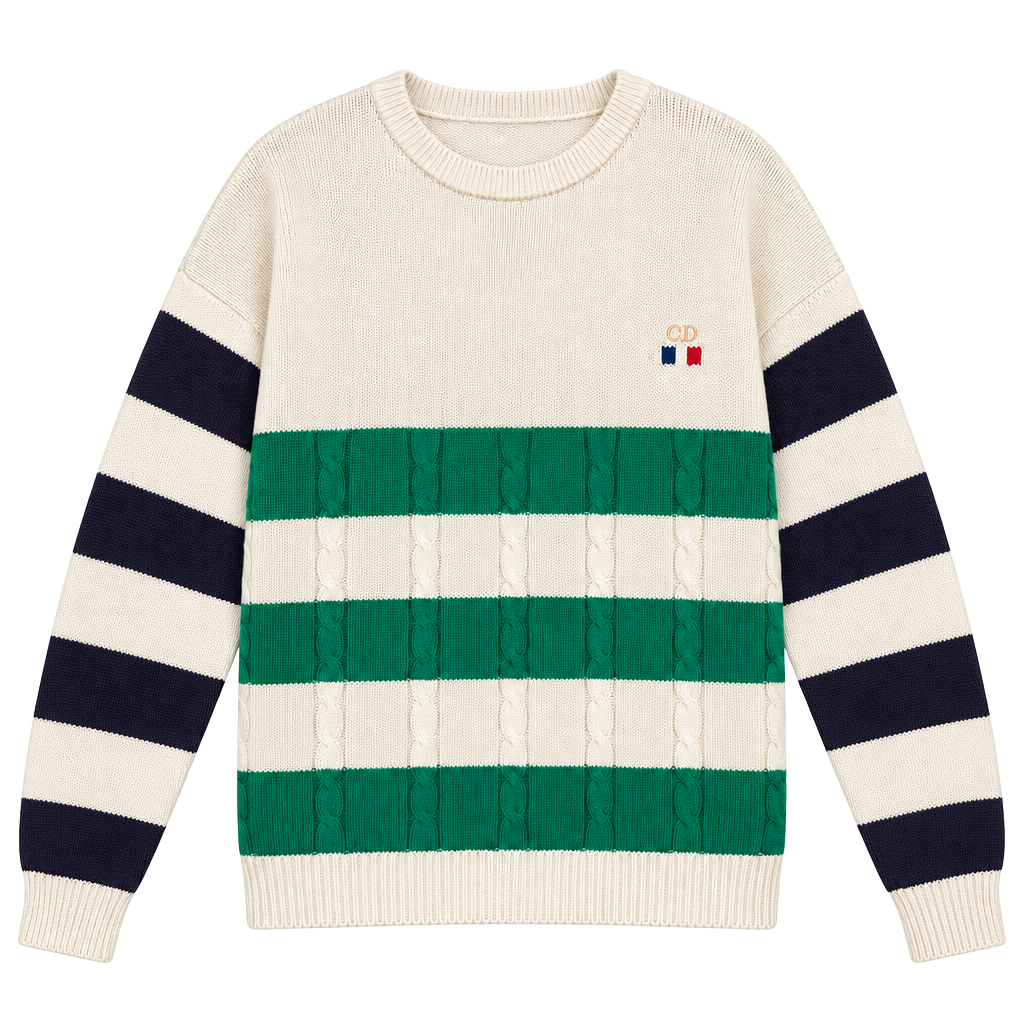 Christian Dior Cable Knit Sweater Size XL 1