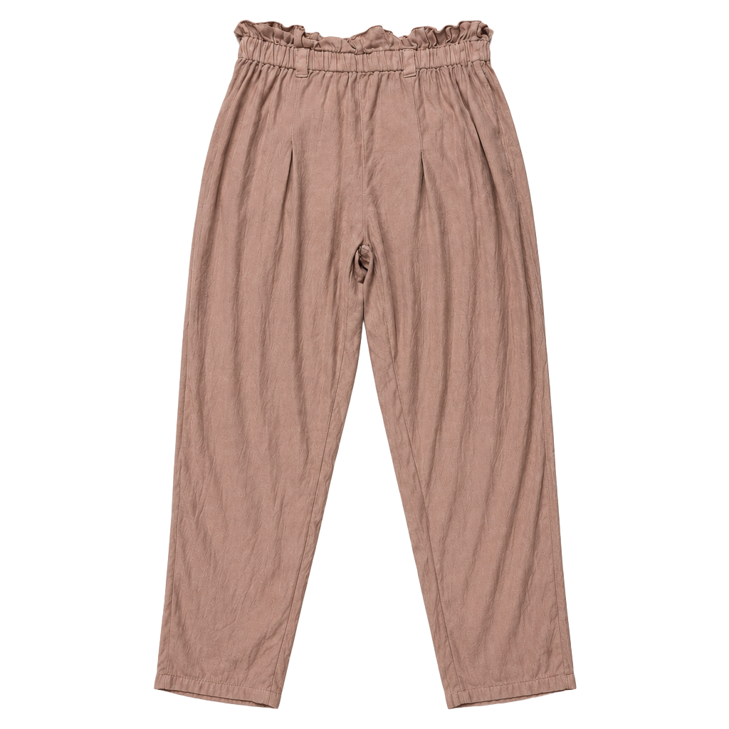 Billabong Paperbag Waist Pants Size S Brown 1